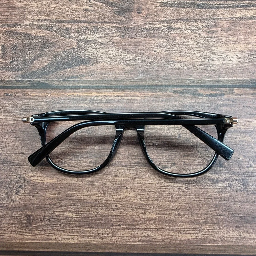 Warby Parker Maeve 7100 Black Cat Eye Eyeglasses Frames 51-19-135 Italy